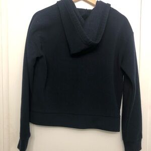 Ardene navy blue zip up hoodie, size small